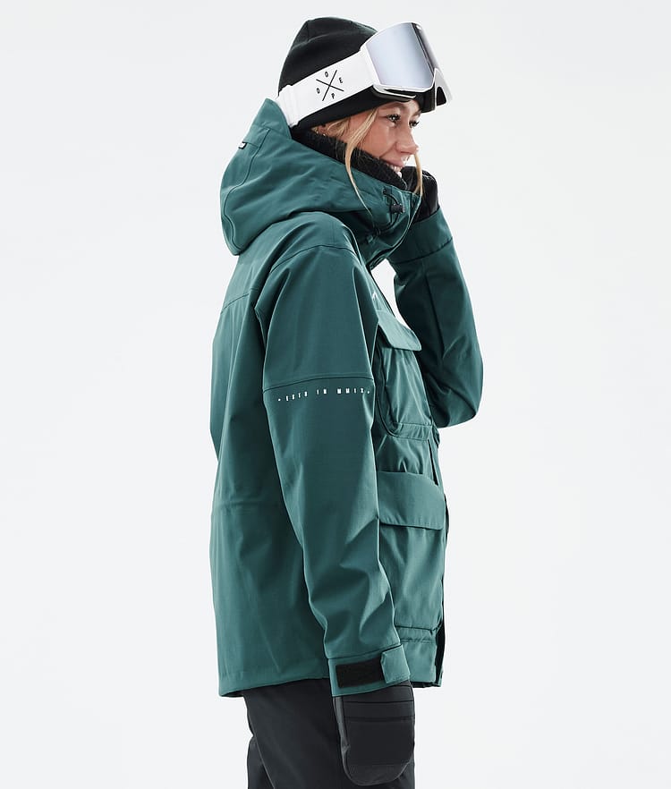 Dope Zenith W Skijacke Damen Bottle Green, Bild 5 von 10