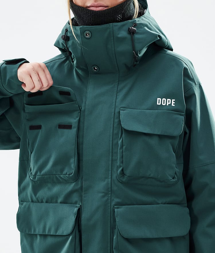 Dope Zenith W Snowboardjacke Damen Bottle Green