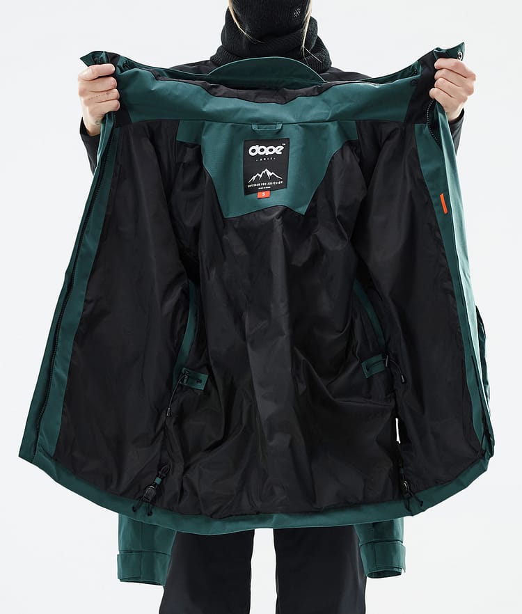 Dope Zenith W Skijacke Damen Bottle Green, Bild 10 von 10
