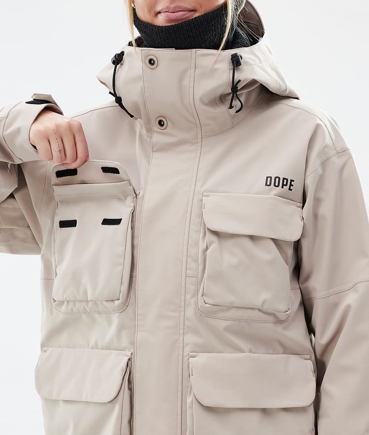 Dope Zenith W Skijacke Damen Sand, Bild 8 von 10