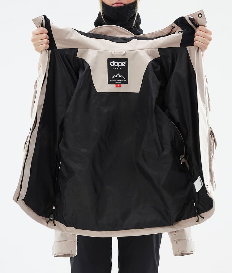 Dope Zenith W Skijacke Damen Sand, Bild 10 von 10