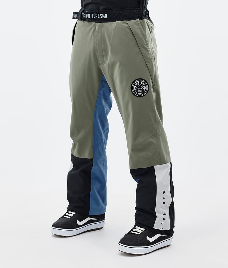 Dope Blizzard Track Snowboardhose Herren Greenish/Light Grey/Black/Blue Steel, Bild 1 von 5