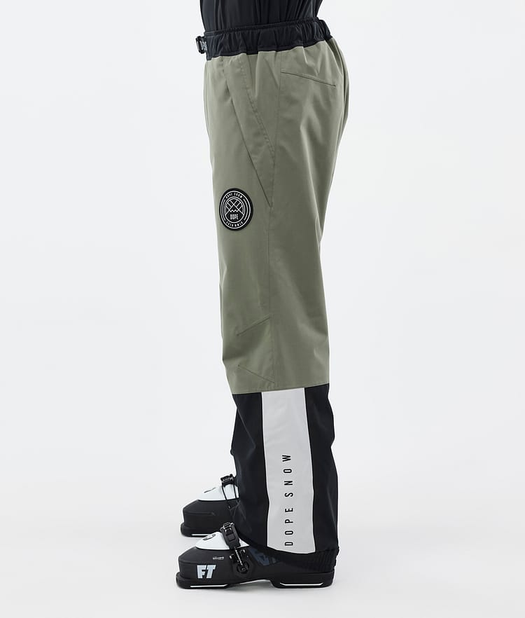 Dope Blizzard Track Skihose Herren Greenish/Light Grey/Black/Blue Steel