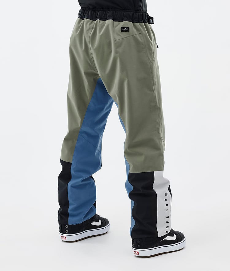 Dope Blizzard Track Snowboardhose Herren Greenish/Light Grey/Black/Blue Steel, Bild 4 von 5