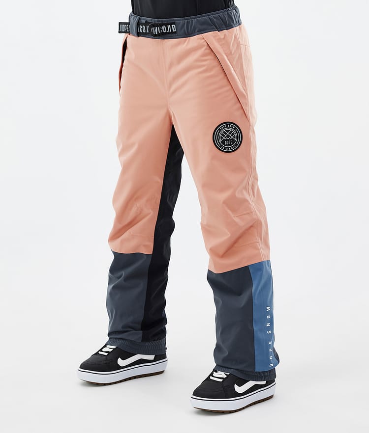 Dope Blizzard Track W Snowboardhose Damen Faded Peach/Blue Steel/Black/Metal Blue, Bild 1 von 5