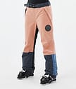 Dope Blizzard Track W Skihose Damen Faded Peach/Blue Steel/Black/Metal Blue