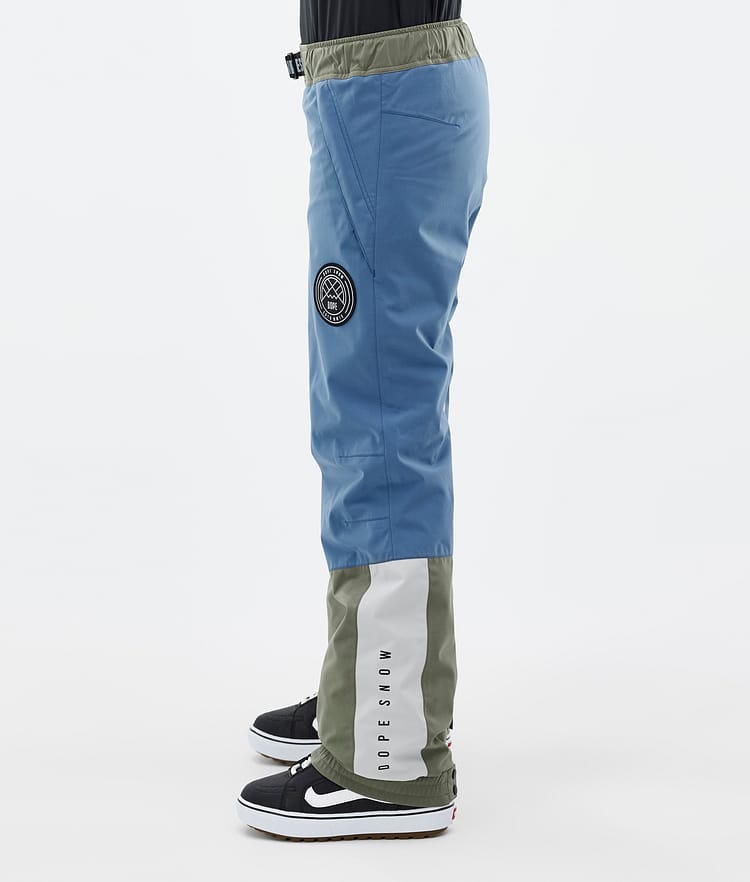 Dope Blizzard Track W Snowboardhose Damen Blue Steel/Light Grey/Soft Pink/Greenish, Bild 3 von 5