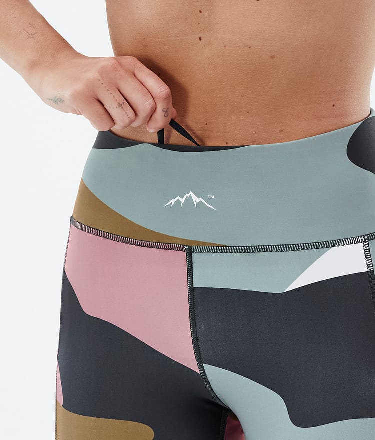 Dope Lofty Tech Leggings Damen Shards Gold Muted Pink, Bild 6 von 8