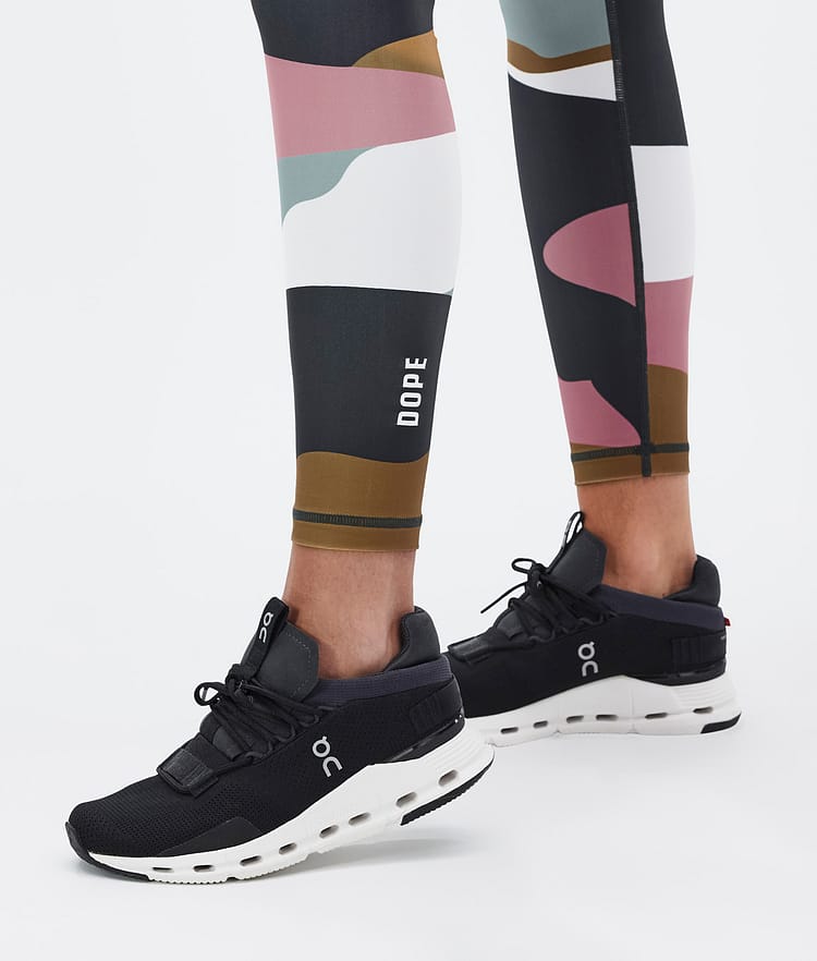 Dope Lofty Tech Leggings Damen Shards Gold Muted Pink, Bild 8 von 8