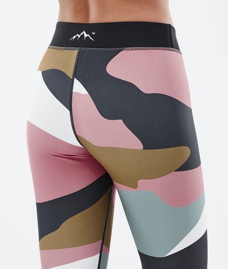 Dope Razor Leggings Damen Shards Gold Muted Pink