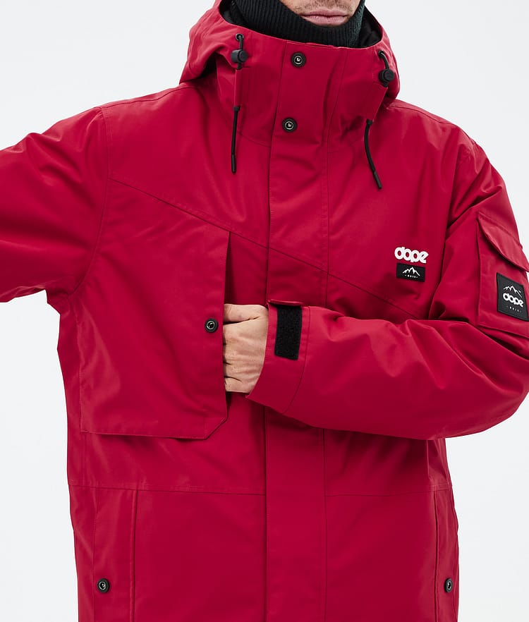 Dope Adept Snowboardjacke Herren Deep Red Renewed, Bild 8 von 9