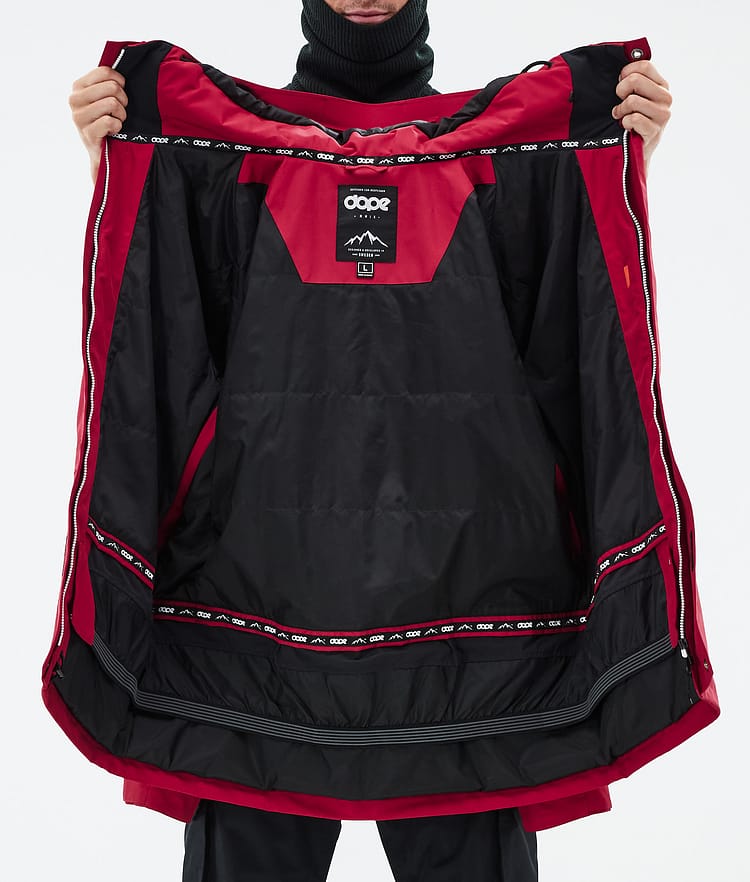 Dope Adept Snowboardjacke Herren Deep Red Renewed, Bild 9 von 9