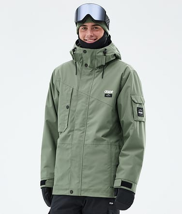 Dope Adept Snowboardjacke Herren Moss Green