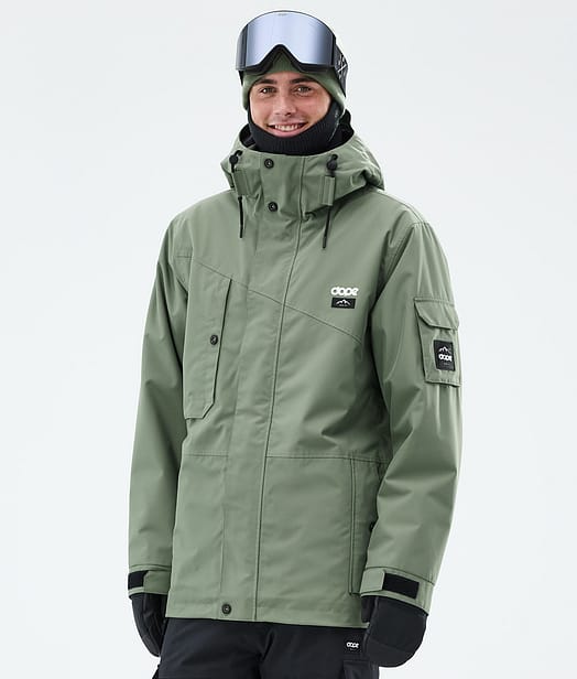 Dope Adept Snowboardjacke Herren Moss Green