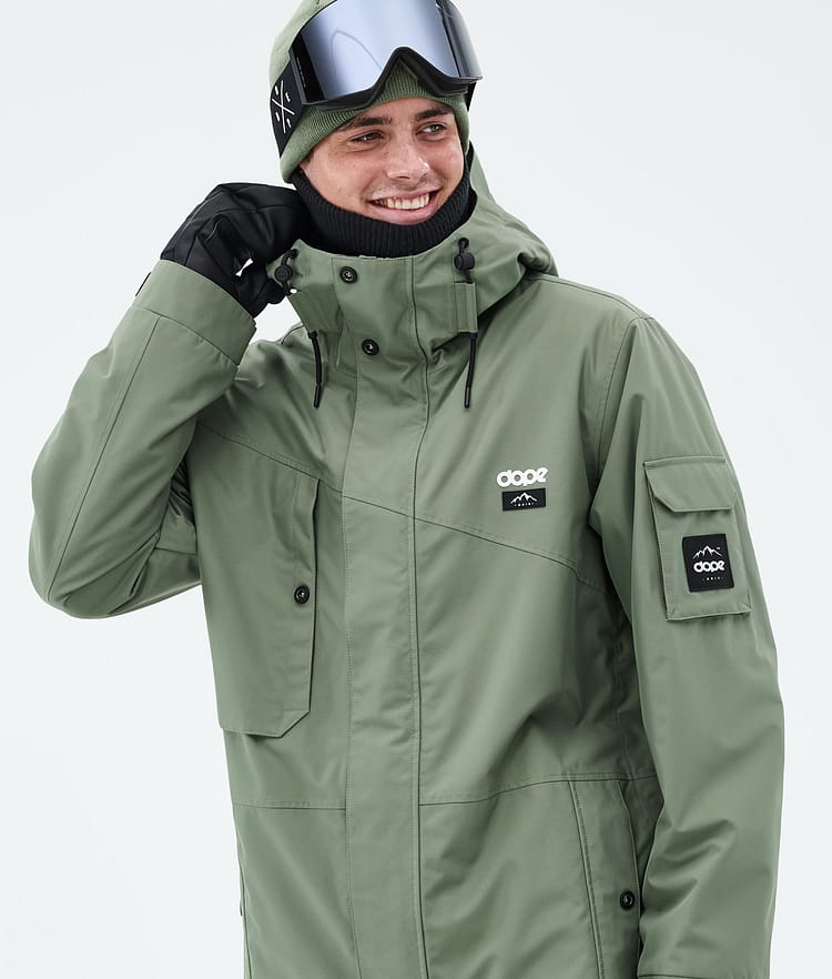 Dope Adept Skijacke Herren Moss Green, Bild 2 von 10