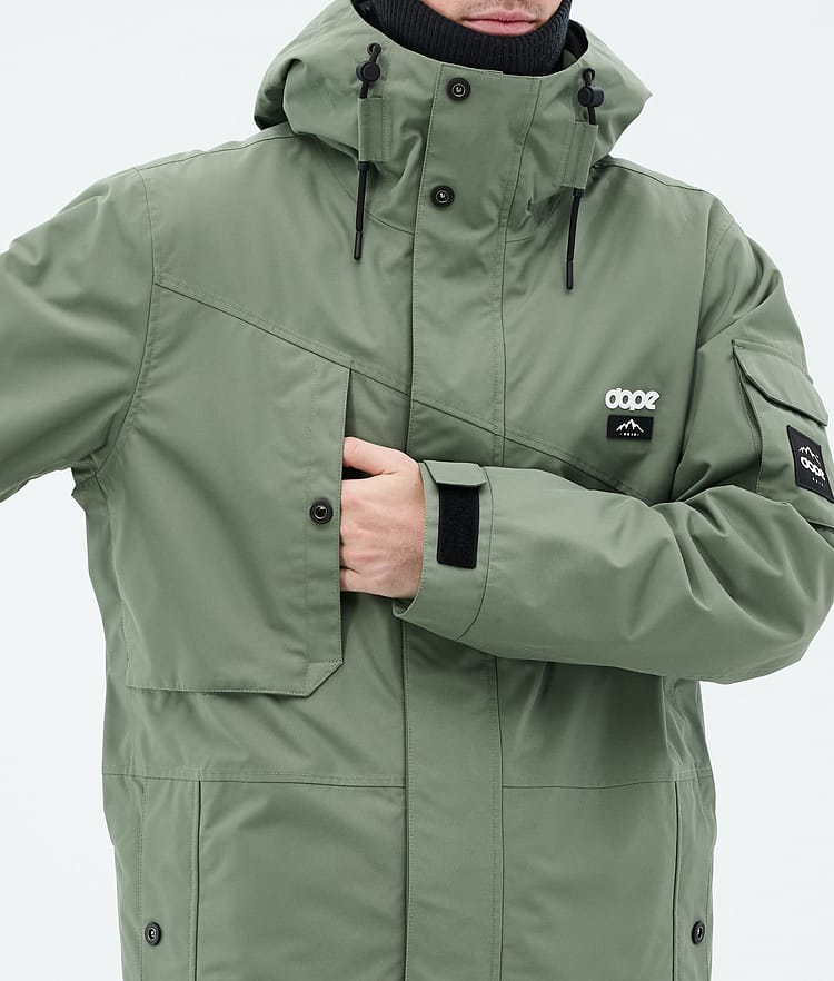 Dope Adept Snowboardjacke Herren Moss Green, Bild 9 von 10
