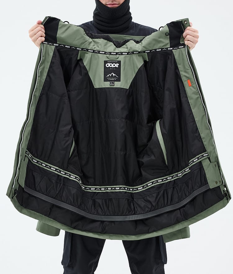 Dope Adept Snowboardjacke Herren Moss Green Renewed, Bild 10 von 10
