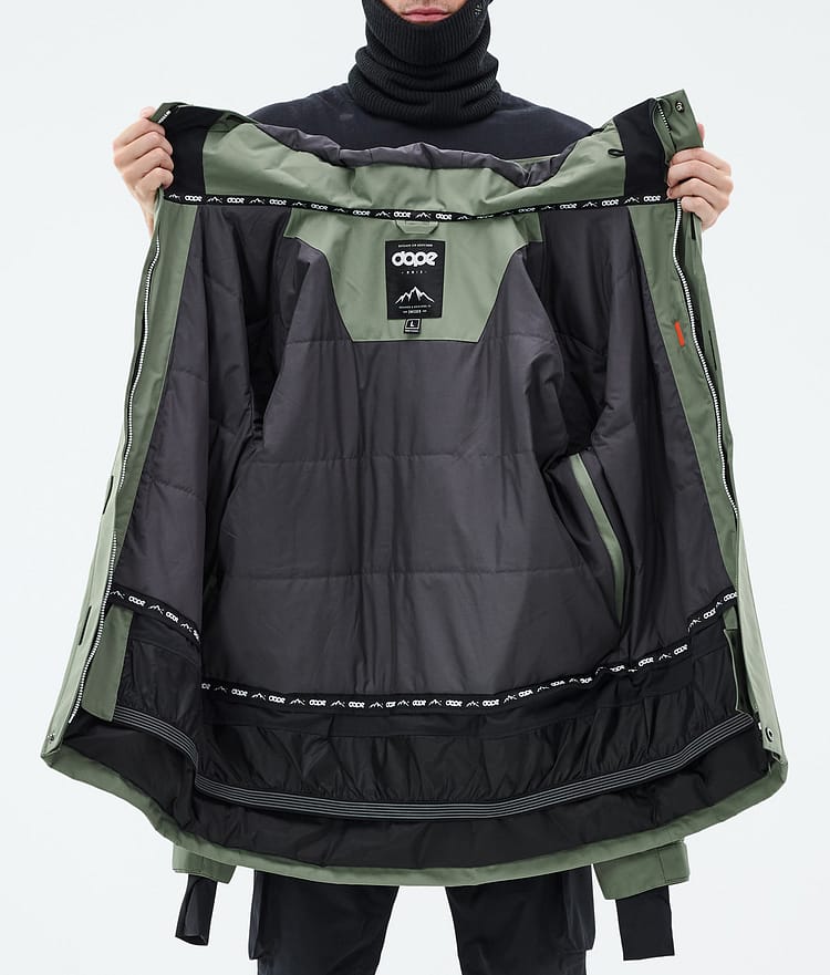 Dope Adept Snowboardjacke Herren Moss Green, Bild 10 von 10