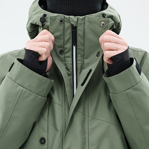 Frontreißverschluss mit doppelter Schutzleiste Hauptdetailproduktbild,