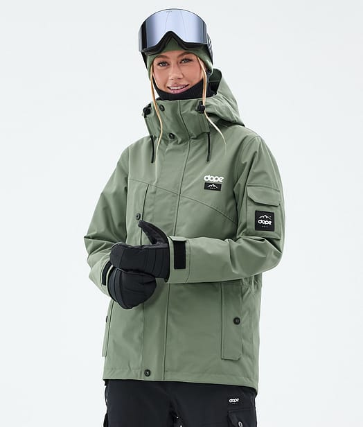 Dope Adept W Skijacke Damen Moss Green