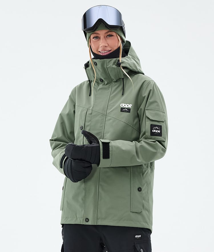 Dope Adept W Skijacke Damen Moss Green, Bild 1 von 9