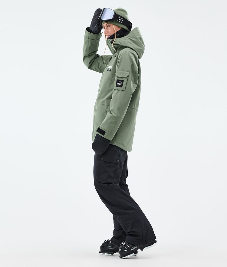Dope Adept W Skijacke Damen Moss Green, Bild 3 von 9