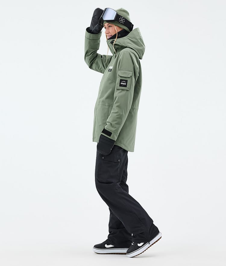 Dope Adept W Snowboardjacke Damen Moss Green, Bild 4 von 10