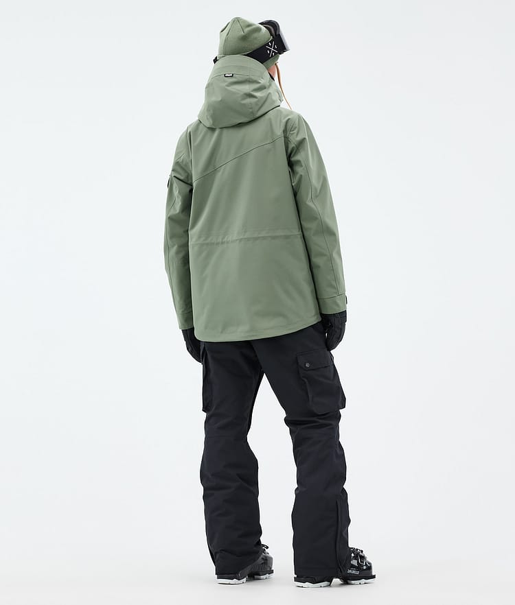 Dope Adept W Skijacke Damen Moss Green, Bild 4 von 9