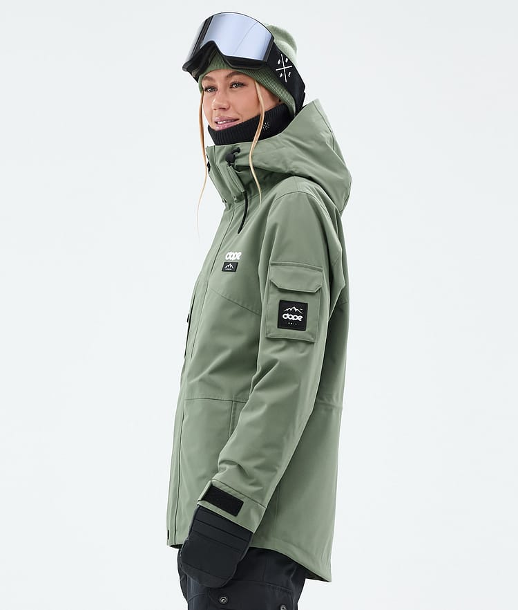 Dope Adept W Skijacke Damen Moss Green, Bild 5 von 9