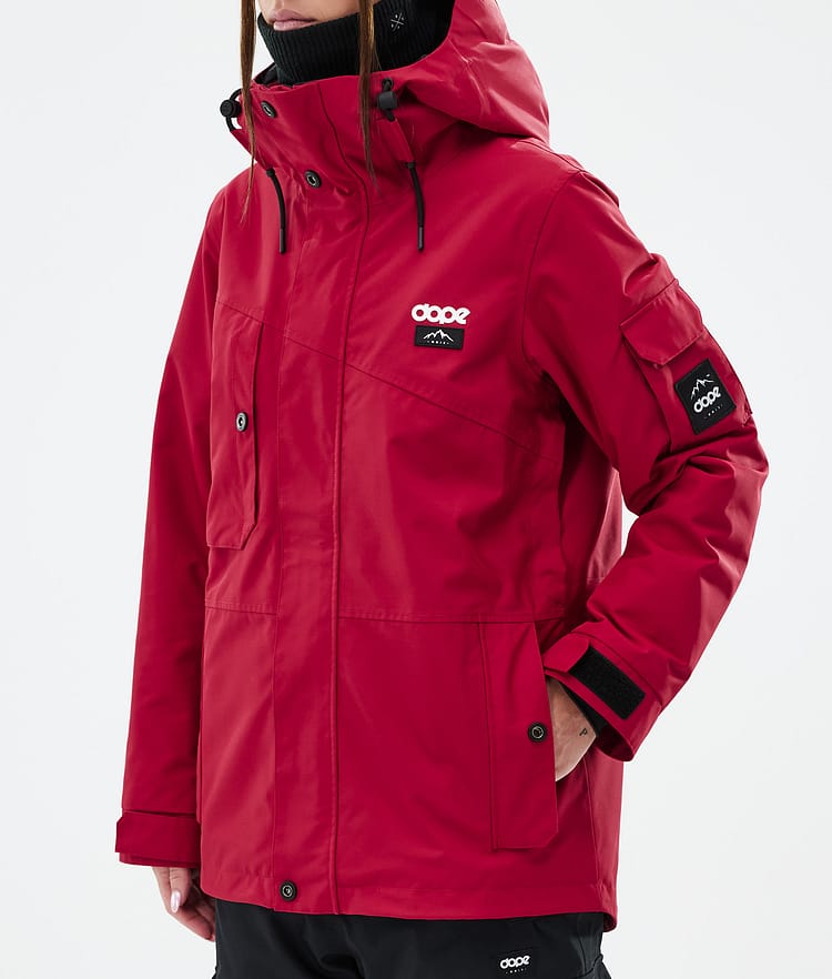Dope Adept W Snowboardjacke Damen Deep Red Renewed, Bild 7 von 9