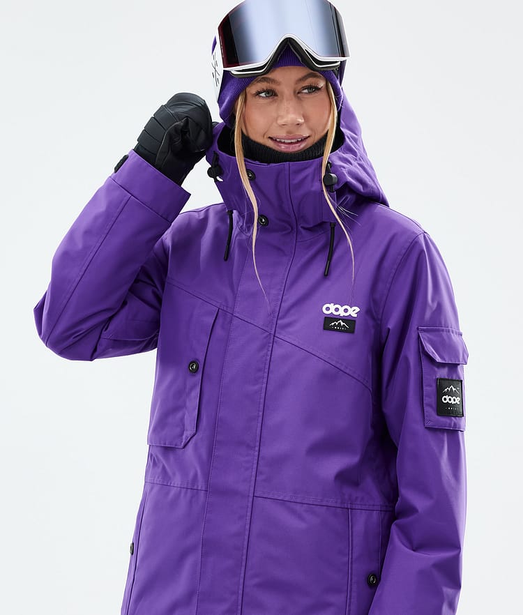 Dope Adept W Skijacke Damen Vivid Purple, Bild 2 von 10