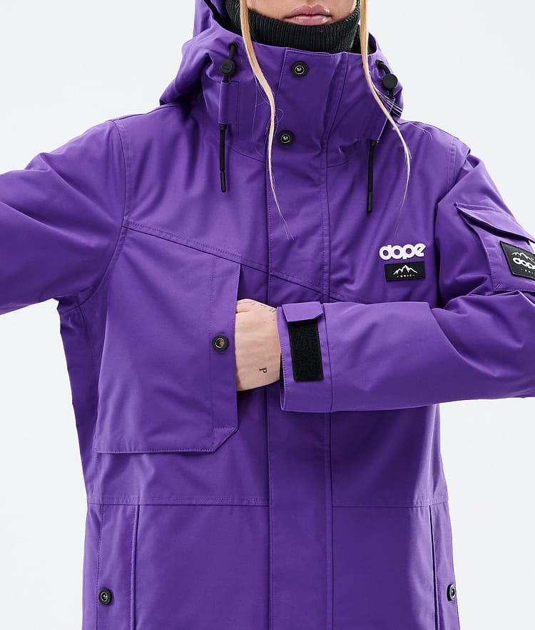 Dope Adept W Skijacke Damen Vivid Purple, Bild 9 von 10