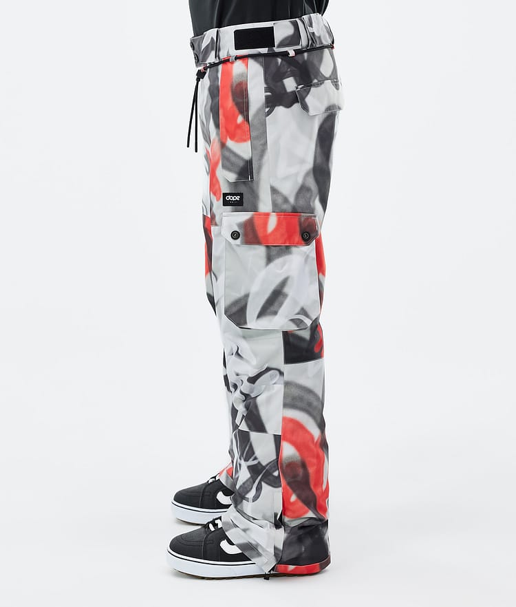 Dope Iconic Snowboardhose Herren Spray Black Red Renewed, Bild 3 von 7
