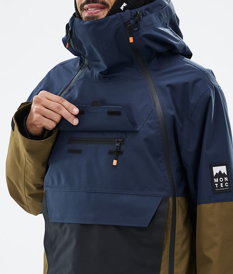 Montec Doom Snowboardjacke Herren Dark Blue/Black/Fatigue Renewed, Bild 10 von 11