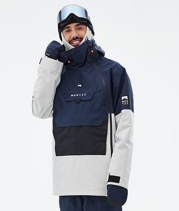 Montec Doom Snowboardjacke Dark Blue/Black/Light Grey