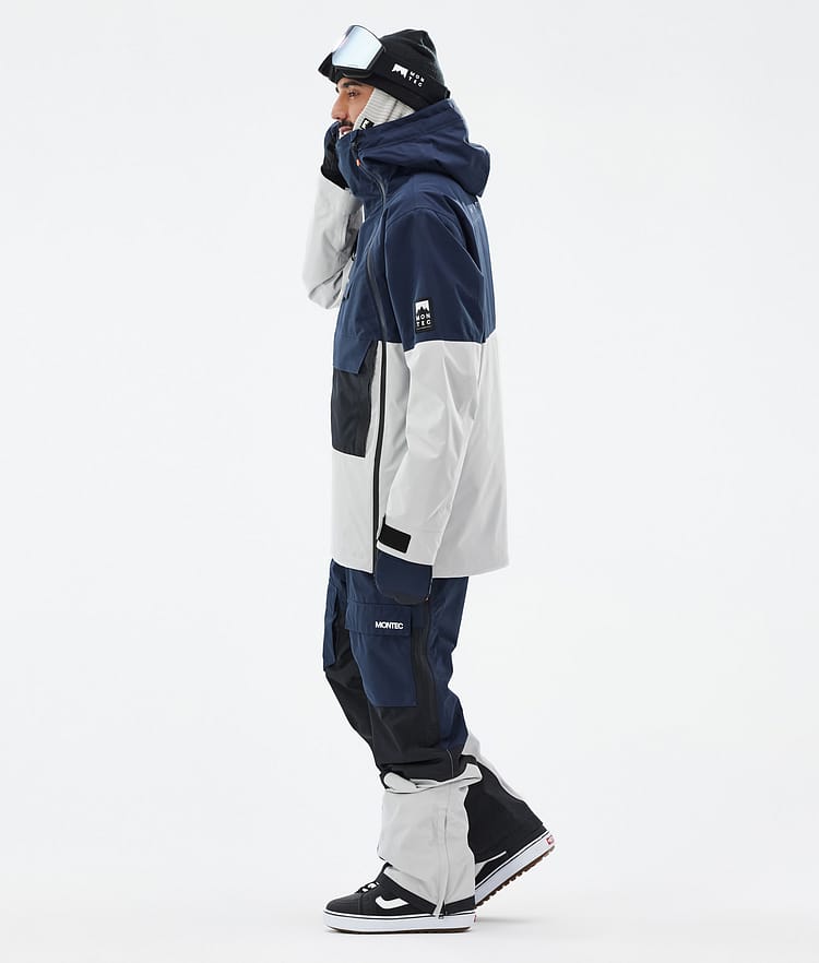Montec Doom Snowboardjacke Herren Dark Blue/Black/Light Grey Renewed, Bild 4 von 11