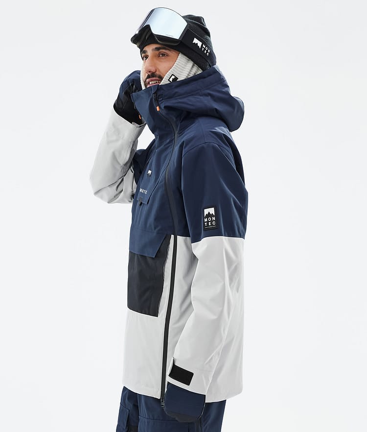 Montec Doom Snowboardjacke Herren Dark Blue/Black/Light Grey Renewed, Bild 6 von 11