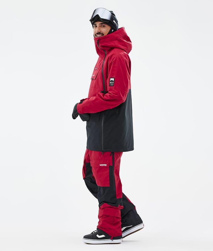 Montec Doom Snowboardjacke Herren Deep Red/Black Renewed, Bild 4 von 11