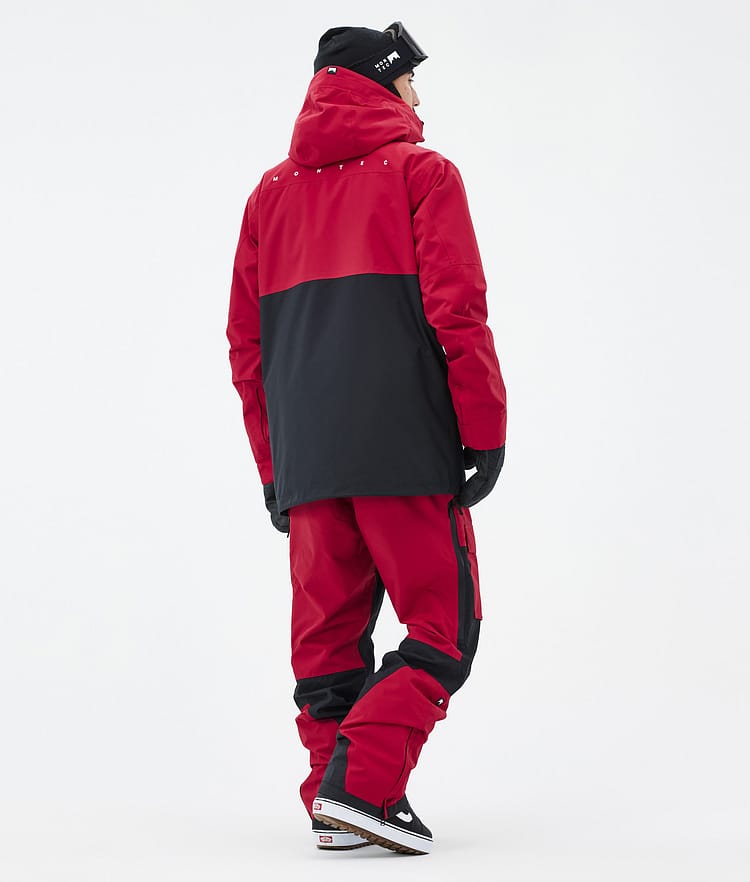 Montec Doom Snowboardjacke Herren Deep Red/Black Renewed, Bild 5 von 11