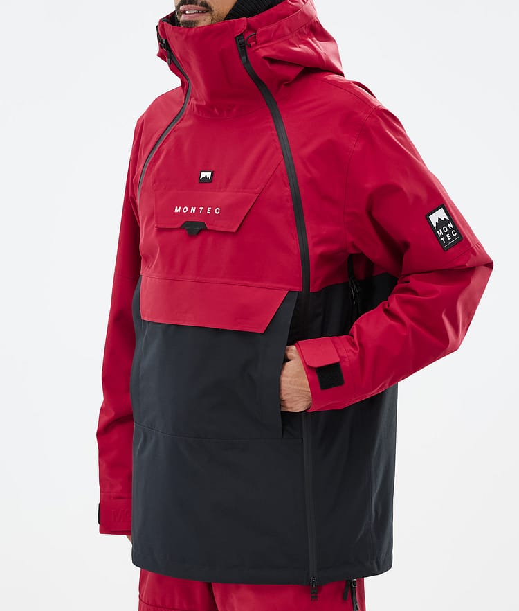 Montec Doom Snowboardjacke Herren Deep Red/Black Renewed, Bild 8 von 11