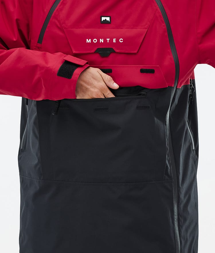 Montec Doom Snowboardjacke Herren Deep Red/Black Renewed, Bild 9 von 11
