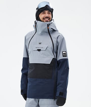 Montec Doom Snowboardjacke Soft Blue/Black/Dark Blue