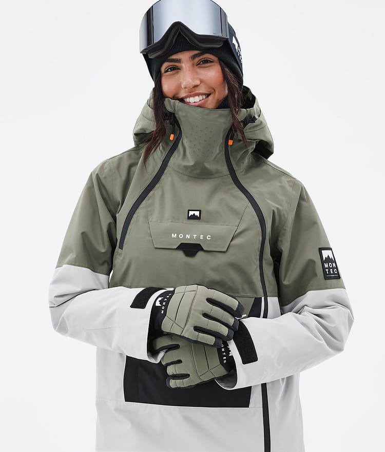 Montec Doom W Snowboardjacke Damen Greenish/Black/Light Grey Renewed, Bild 2 von 11
