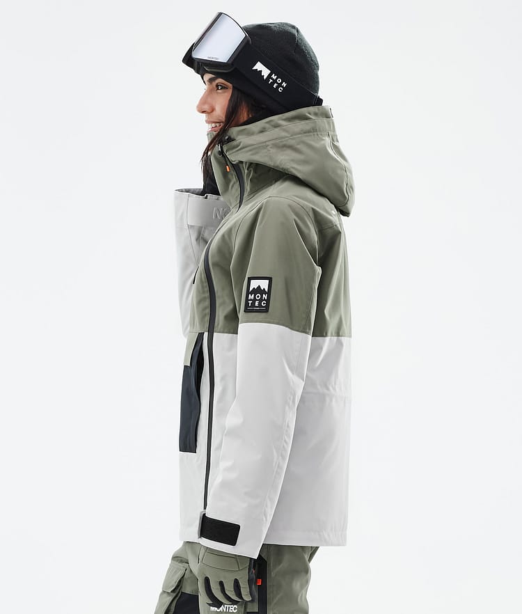 Montec Doom W Snowboardjacke Damen Greenish/Black/Light Grey Renewed, Bild 6 von 11