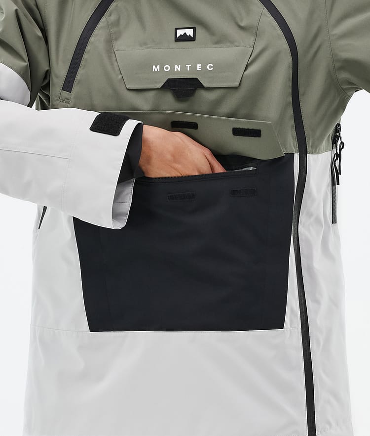 Montec Doom W Snowboardjacke Damen Greenish/Black/Light Grey Renewed, Bild 9 von 11