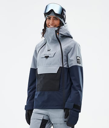 Montec Doom W Snowboardjacke Damen Soft Blue/Black/Dark Blue Renewed
