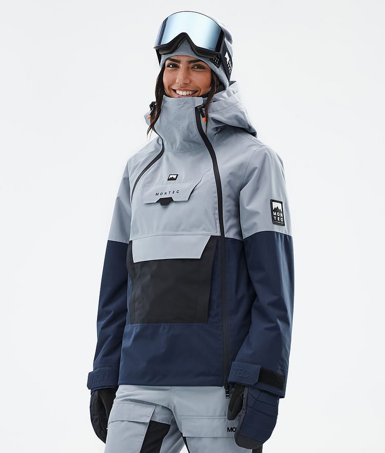Montec Doom W Snowboardjacke Damen Soft Blue/Black/Dark Blue Renewed, Bild 1 von 10