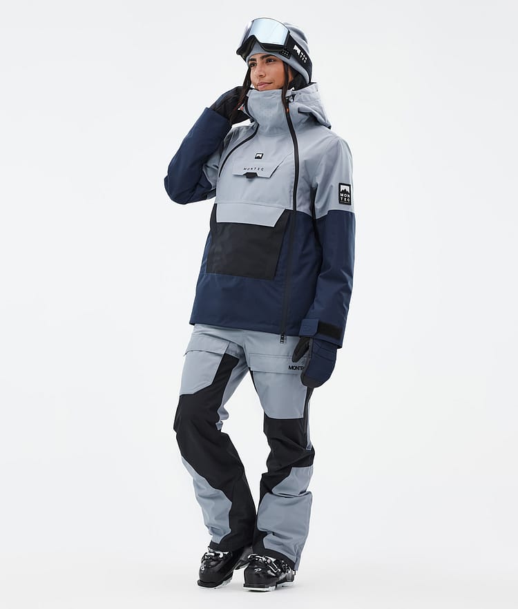 Montec Doom W Skijacke Damen Soft Blue/Black/Dark Blue, Bild 2 von 10