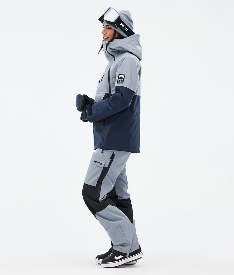 Montec Doom W Snowboardjacke Damen Soft Blue/Black/Dark Blue Renewed, Bild 3 von 10