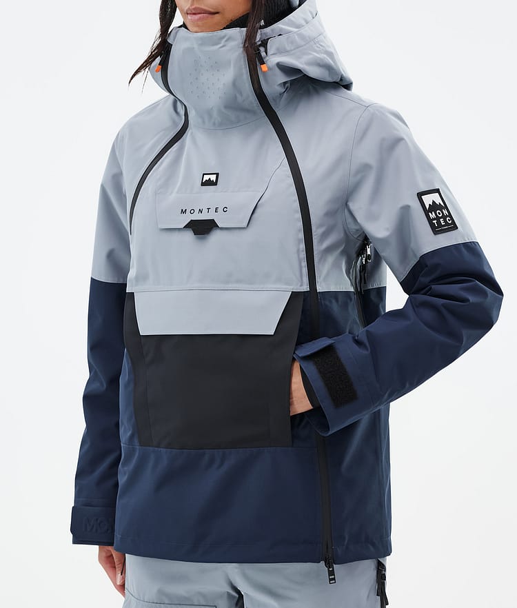Montec Doom W Snowboardjacke Damen Soft Blue/Black/Dark Blue Renewed, Bild 7 von 10